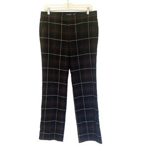 Women's Ralph Lauren Classic Plaid Trousers sz 8